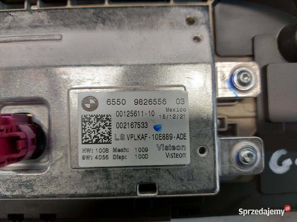 BMW G21 G20 Kombi 330e 2022r ekran wyświetlacz osobowe