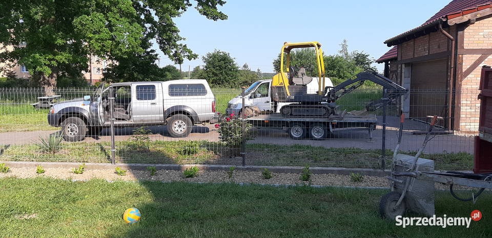 Prace ziemne mini koparką Sulęcin