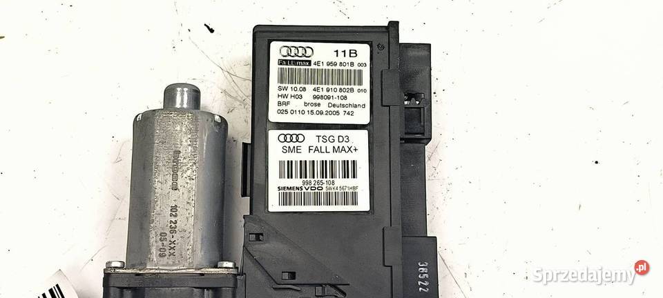 SILNICZEK SZYBY LP AUDI A8 D3 4E1910802B Lipno