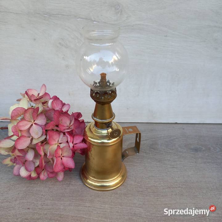 Francuska lampa naftowa Pigeon miniaturowa Warszawa