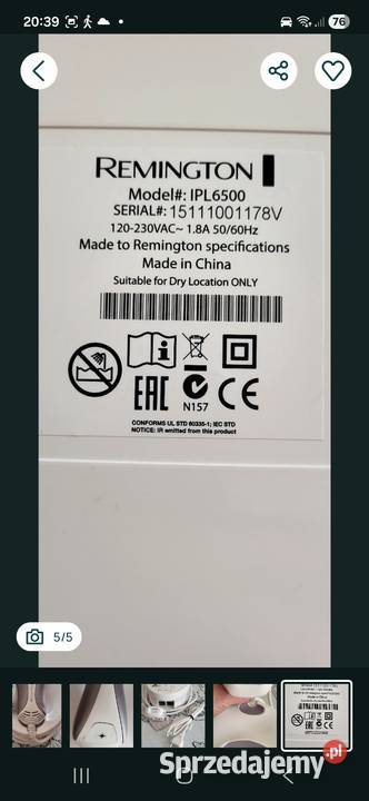 Depilator Reminkton Busko-Zdrój