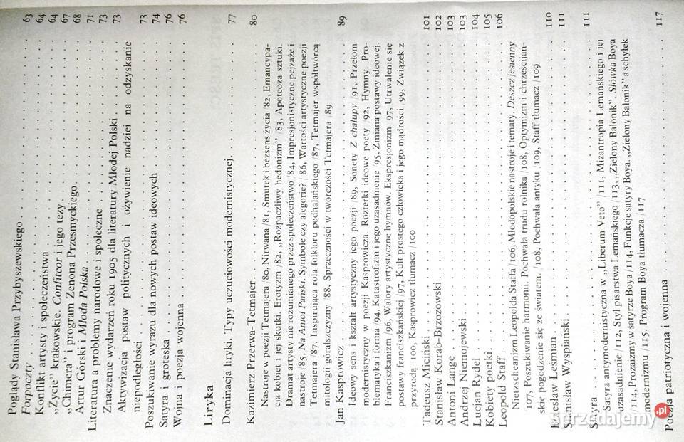 Młoda Polska Literatura Tomasz Weiss Chełm