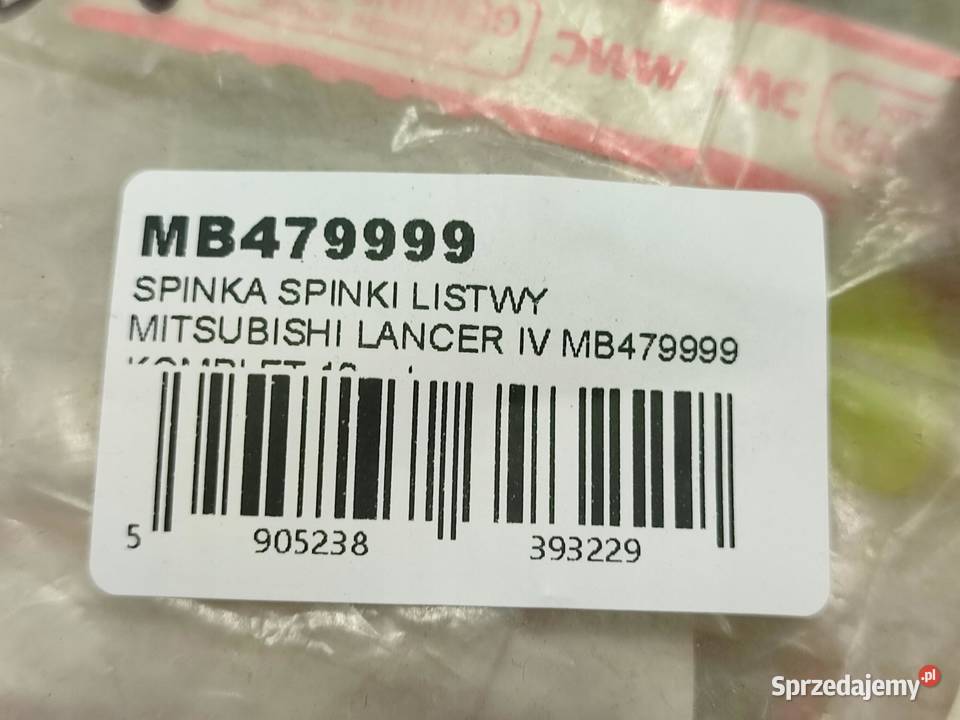 SPINKA LISTWY 10 MITSUBISHI LANCER IV 19881995