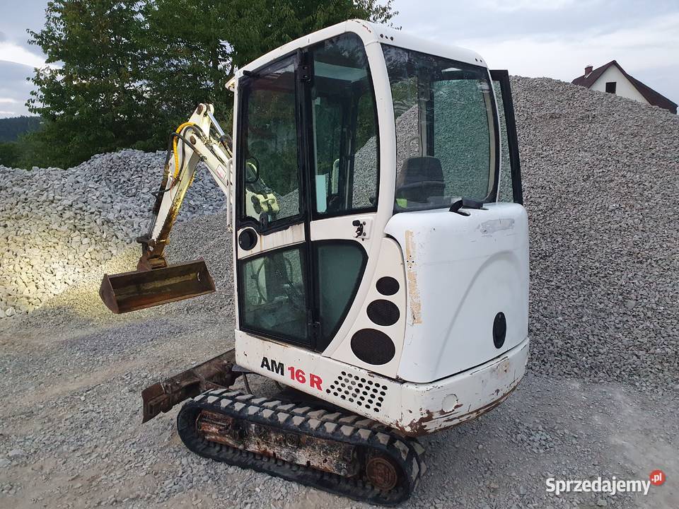 Terex am16R minikoparka szybkozłącze komplet Gąsiennice