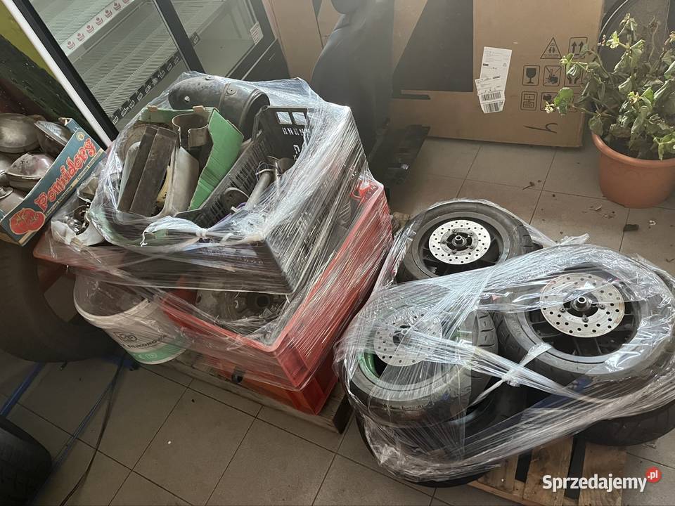 Części motocyklowe pozostałości Piotrków Trybunalski sprzedam