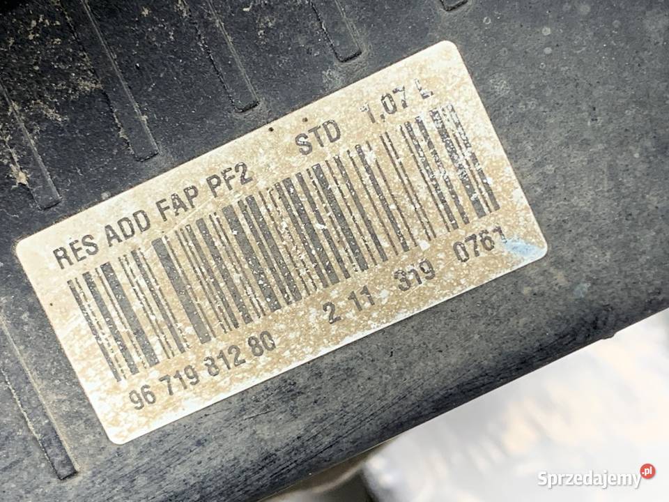 ZBIORNIK DPF CITROEN C4 II 9671981280 16 112