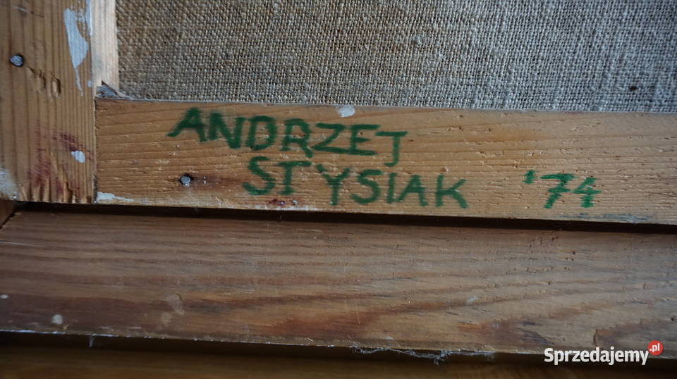 Olej na płótnie Barbakan warszawAndrzej Stysiak Chylice