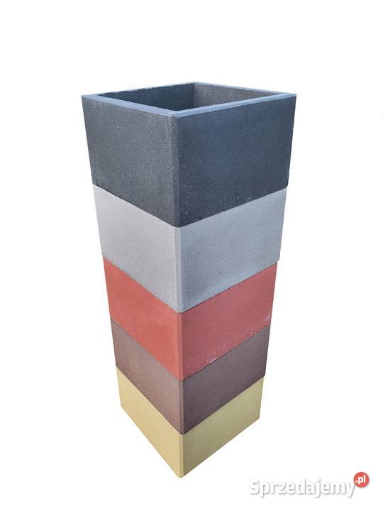 Donice betonowe 40x40x30h Gazony ogrodowe donica mazowieckie Stoczek