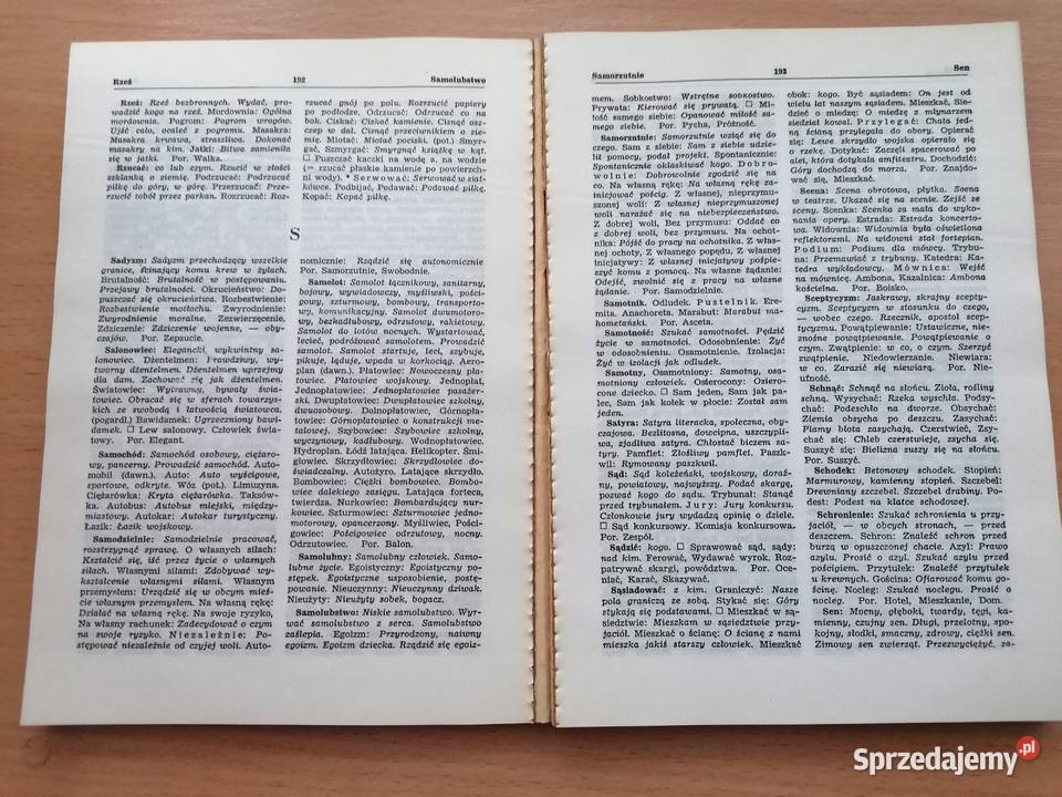 Słownik wyrazów bliskoznacznych pod redakcją Łódź sprzedam