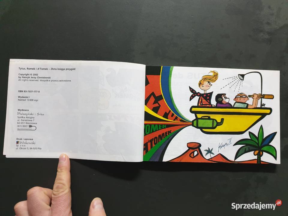 Tytus Romek i ATomek Złota Księga Przygód 2002 Polskie Książki i Podręczniki Gdynia