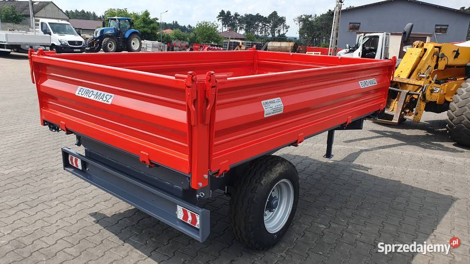 Przyczepa rolnicza ładowność 3t EuroMasz Kielce