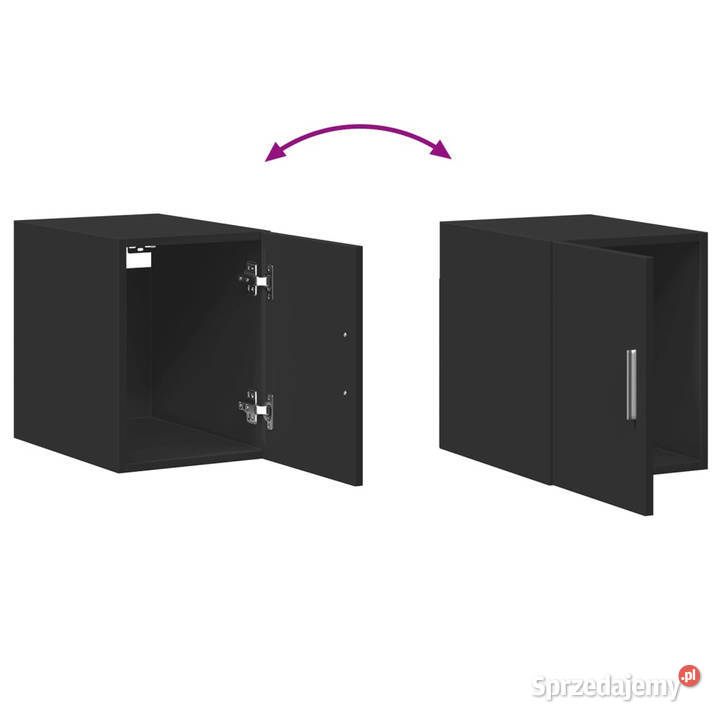 Szafka wisząca czarna 30x425x40 materiał sprzedam