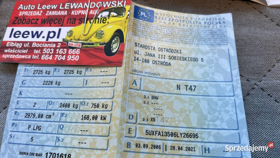 BMW X5 30 BenzynaGaz Moc 228 Automat 4x4 E53 benzyna+LPG warmińsko-mazurskie Elbląg