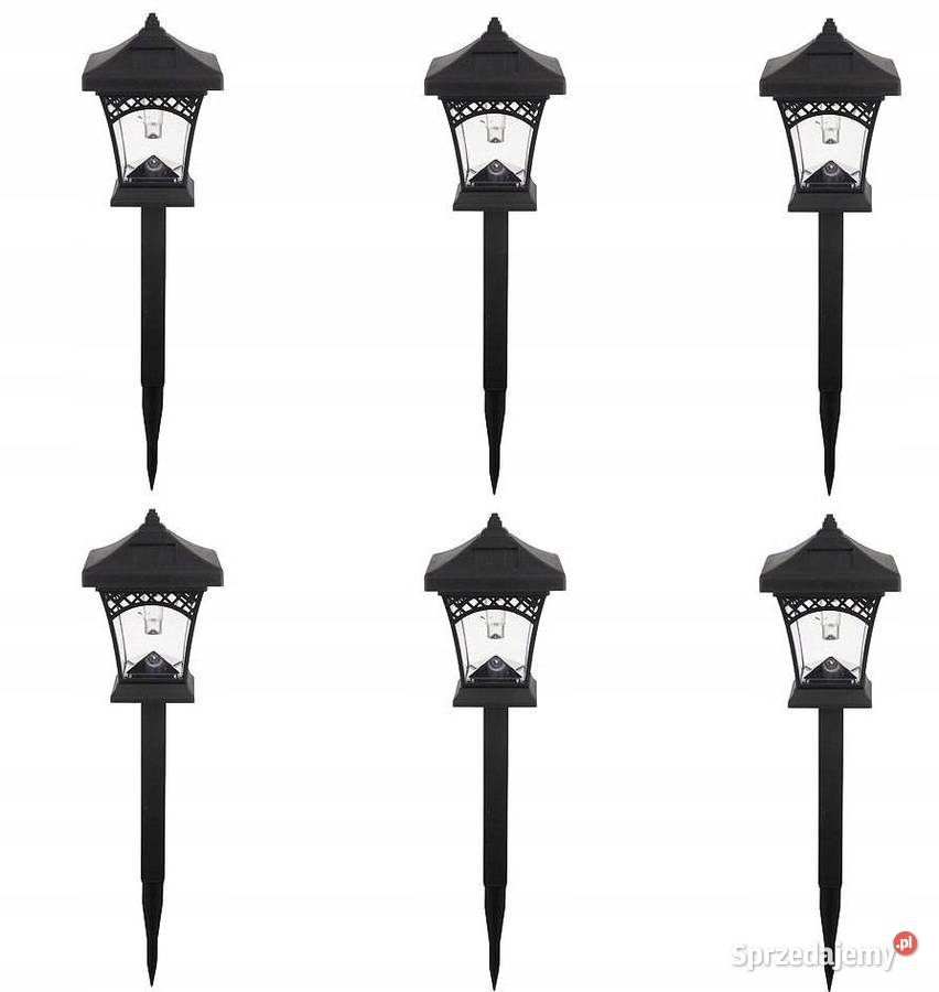6x lampa solarna led ogrodowa wbijana słupek Pozostałe