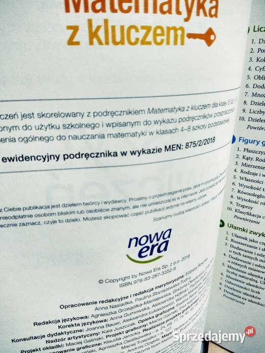 Matematyka 5 zeszyt ćwiczeń Warszawa