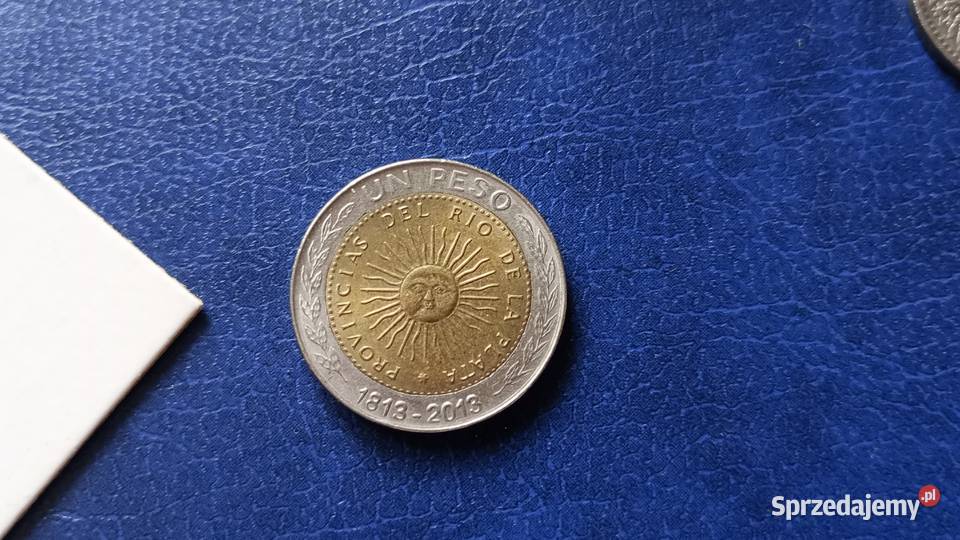 Stare monety 1 peso 2013 Argentyna Lesko