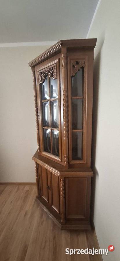 Witryna rogowa drewniana Goleniów