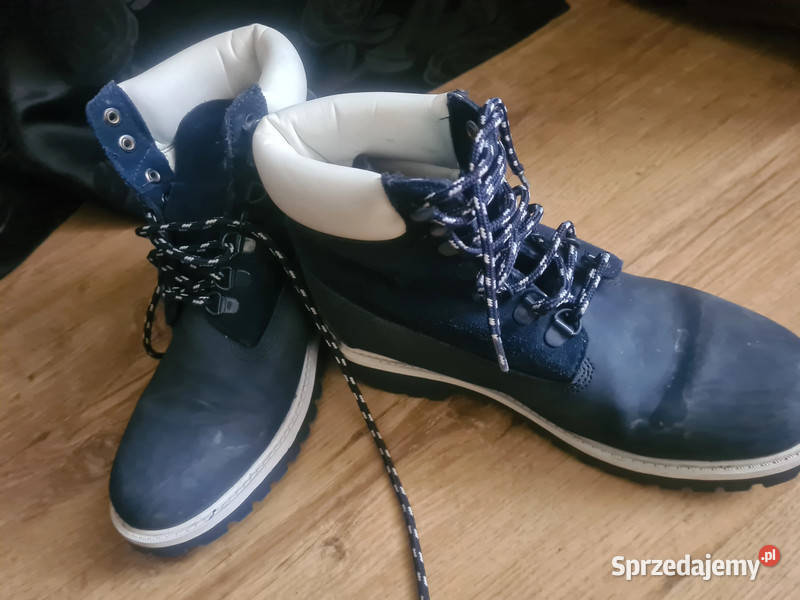 Cropp TraperyTimberki kostkę Granatowy 40 Kozaki Sosnowiec