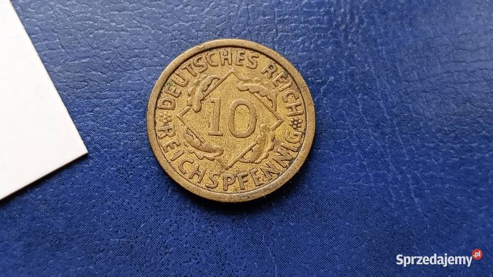 Stare monety 10 pfennig 1930 A NIemcy podkarpackie sprzedam