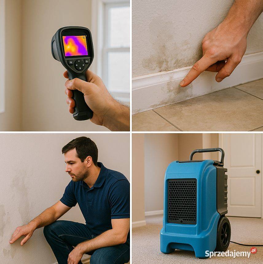 Wykrycie wilgoci pleśni grzyba pomiary Wrocław