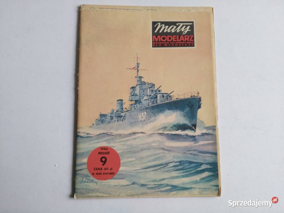Mały Modelarz 91986 Niszczycie ORP Garland Dąbrowa Górnicza