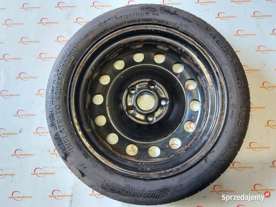 GOLF AUDI SEAT ALTEA koło dojazdowe 1257016 96M Kielce sprzedam