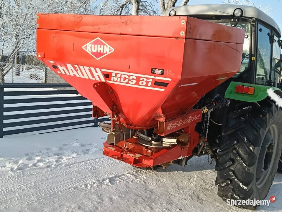 Rozsiewacz Rauch MDS 81 hydraulika z talerze Lubawa
