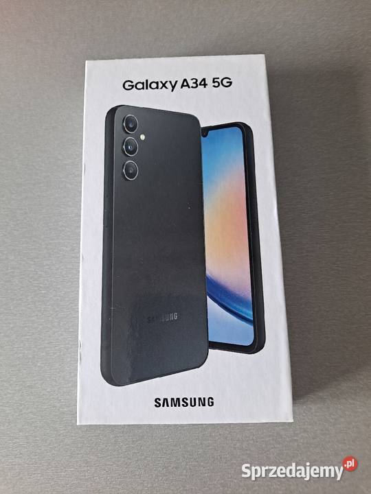 Nowy SAMSUNG GALAXY A34 5G CZARNY NOWY Z SALONU Samsung Wrocław
