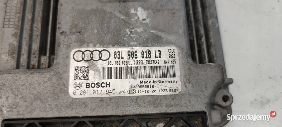 KOMPUTER STEROWNIK SILNIKA AUDI 20 TD Części samochodowe Przystajń sprzedam