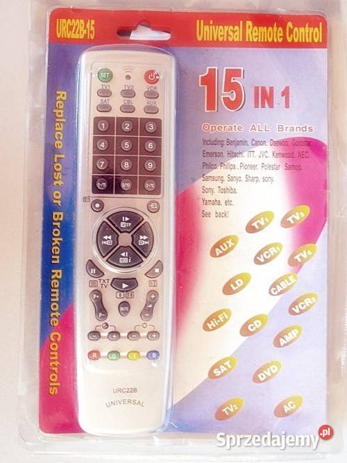 PILOT UNIVERSALNY URC22B15 pasuje do wielu