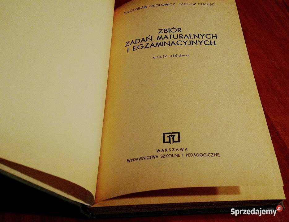 Zbiór zadań maturalnych i egzaminacyjnych część Gdańsk