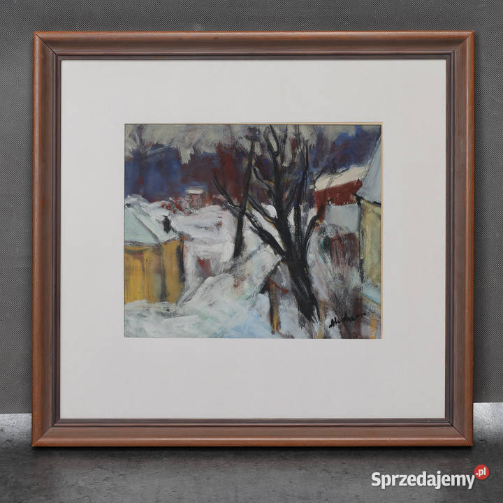 ARTexpert Obraz zimowy krajobraz gwarz sprzedam