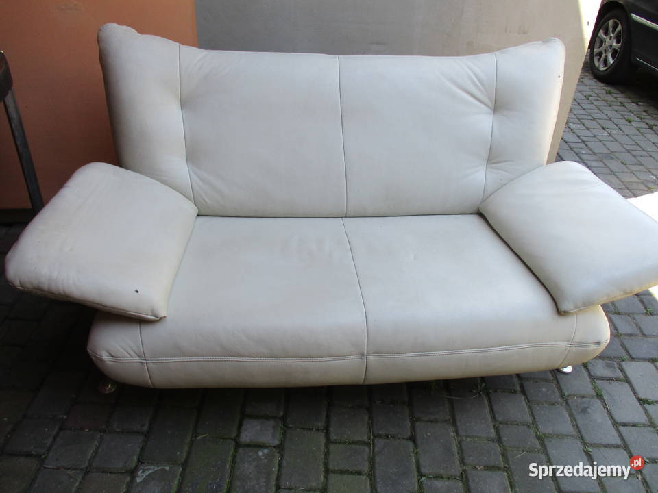 Kanapa sofa biała Okazja