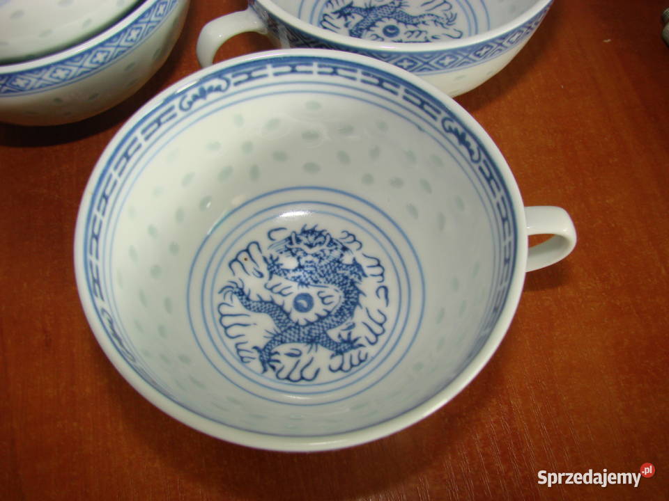 chińska ryżowa porcelana filiżanka Pruszcz Gdański