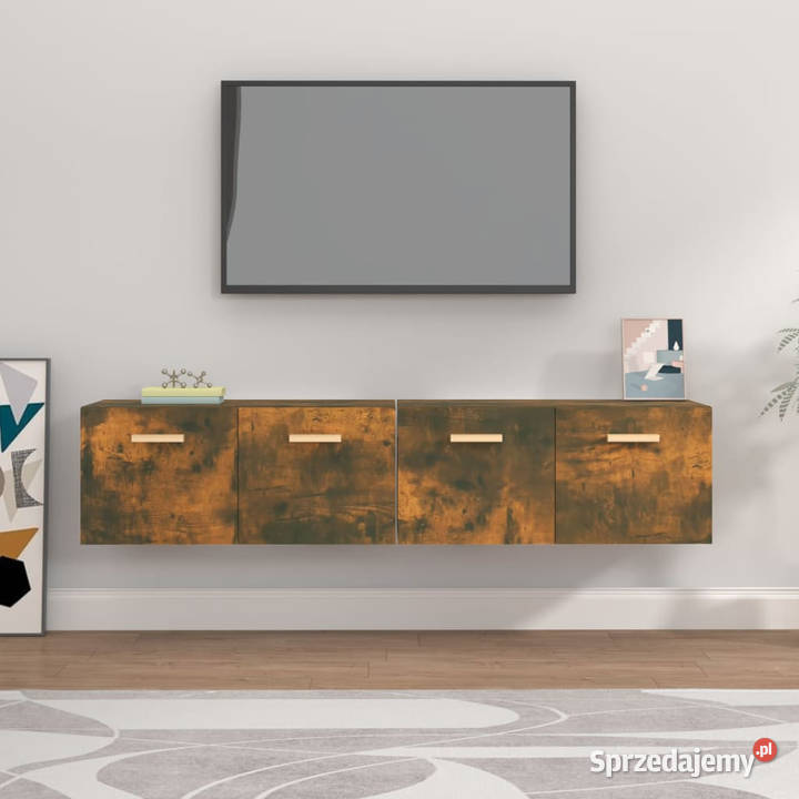 Szafki wiszące 2 przydymiony dąb 80x35x365 Warszawa