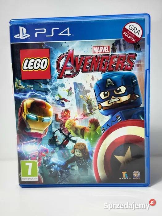 GRA LEGO MARVEL AVENGERS NA 4 PLAYSTATION 4 przygodowe Śrem sprzedam