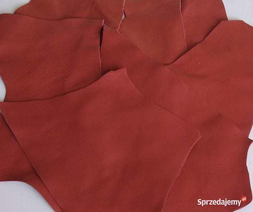 Skóra Licowa Włoska średnie i małe kawałki pomorskie Gdańsk sprzedam