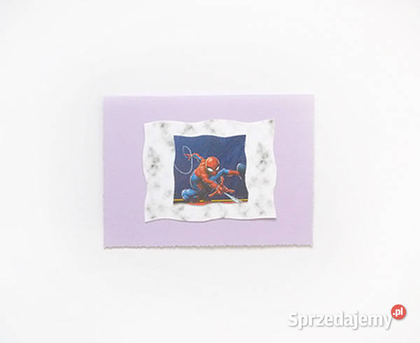kartka ze spidermanem spiderman kartka Gdańsk