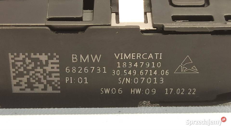 BMW 7 G11 PANEL PAMIĘCI FOTELA LEWY 6826731 dolnośląskie
