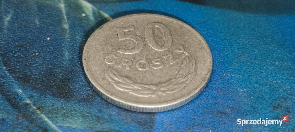 Monety PRL 50 groszy 1973 Gliwice