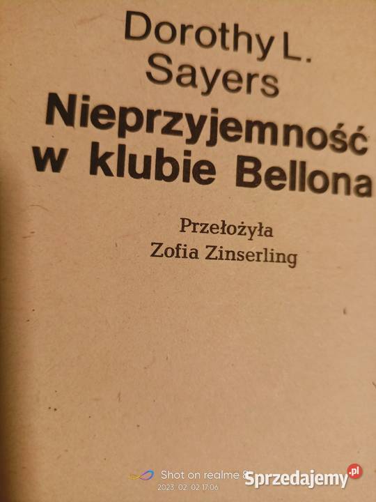 Nieprzyjemność w klubie Bellona książki prezenty