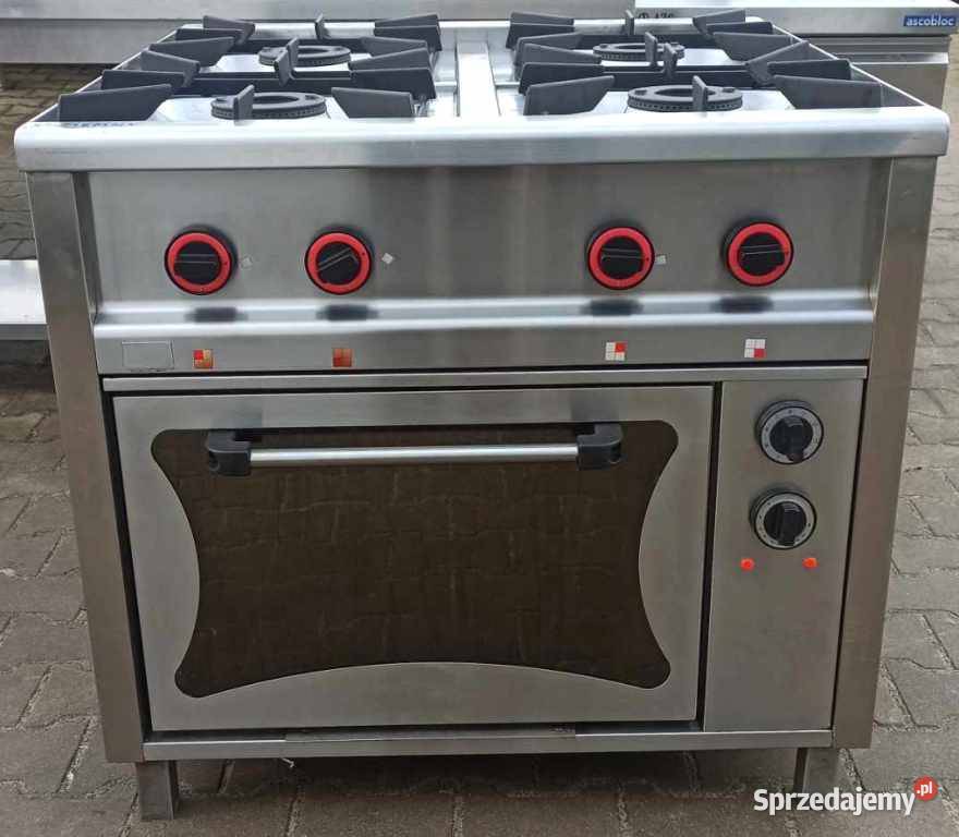 Kuchnia gazowa 4 palnikowa z piekarnikiem
