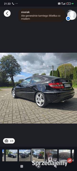 Mercedes CLC w203 doinwestowany bez wkaldu nieuszkodzony mazowieckie Płock