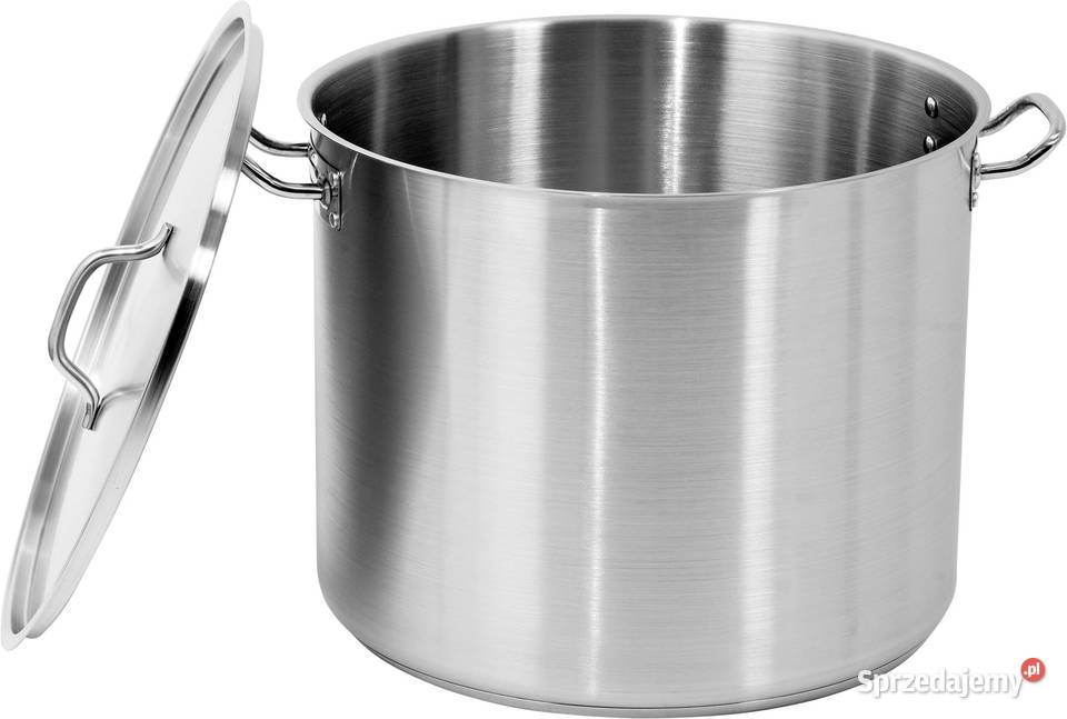 Garnek ze stali nierdzewnej śr 45 573L pokrywa
