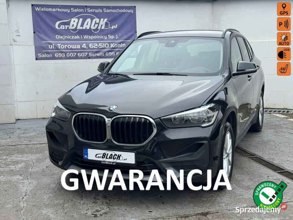 BMW X1 Pisemna Gwarancja 12 miesięcy II F48 2015 światła LED Konin