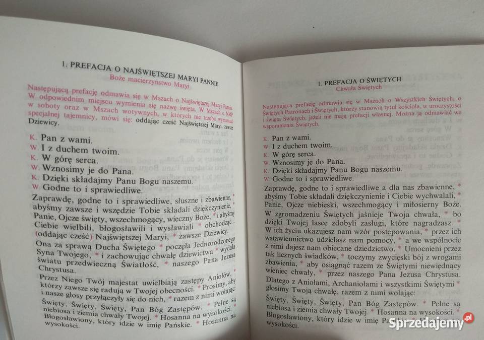 Obrzędy Mszy Świętej Warszawa sprzedam