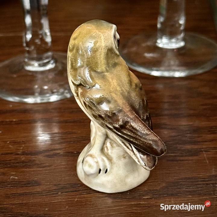 Figurka Sowa płomykówka porcelana Goebel