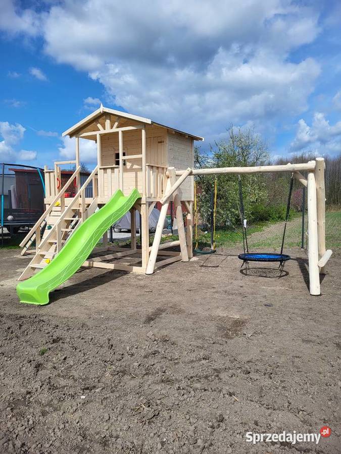 Place zabaw domek dzieci huśtawki montaż mazowieckie