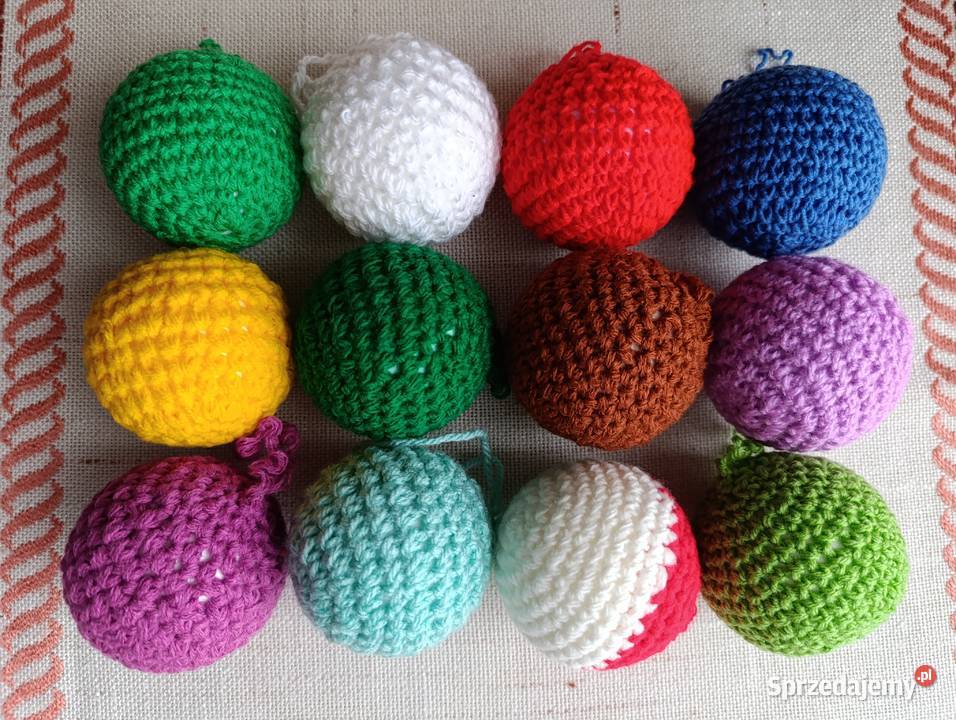 Bombki choinkowe ręcznie robione z kolorowej Kraków