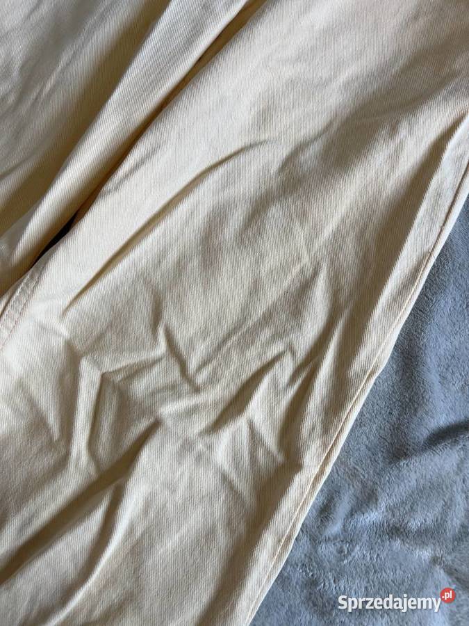 Szerokie spodnie jeansy dżinsy wide leg Długie Spodnie Jasło